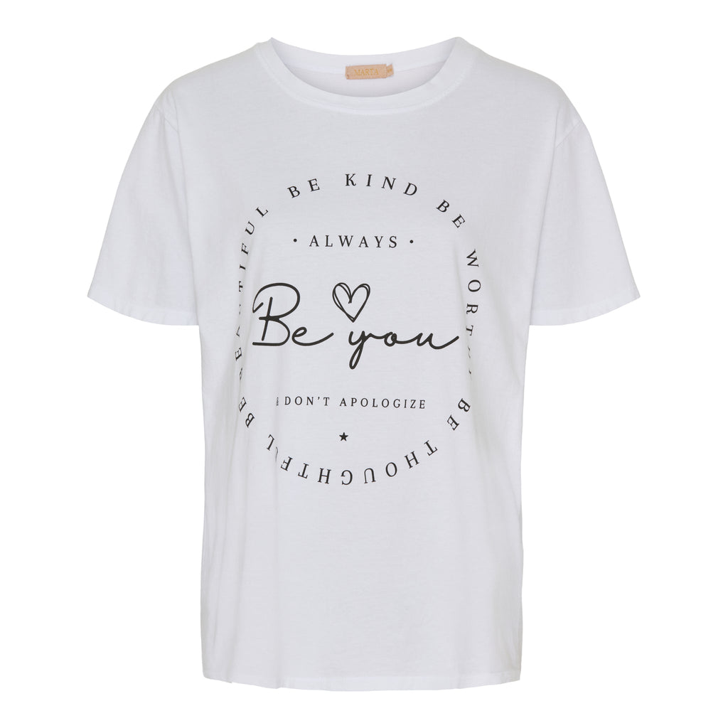 MARTA DU CHATEAU - T-SHIRT - INGE 0532 - HVID
