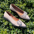 PAVEMENT - BALLERINA - SASO LOW 23185 - TAUPE PATENT