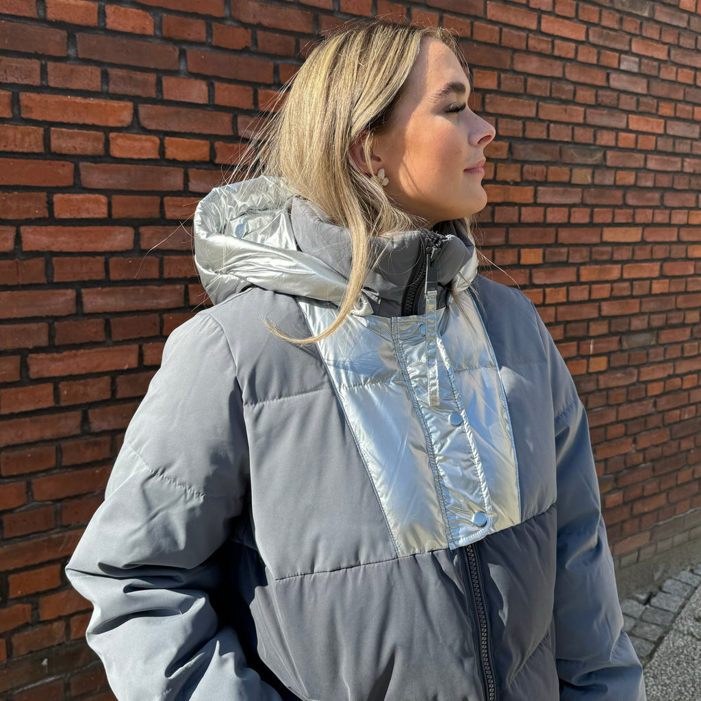 NÜMPH - JAKKE - TRISIA 704816 - ASPHALT