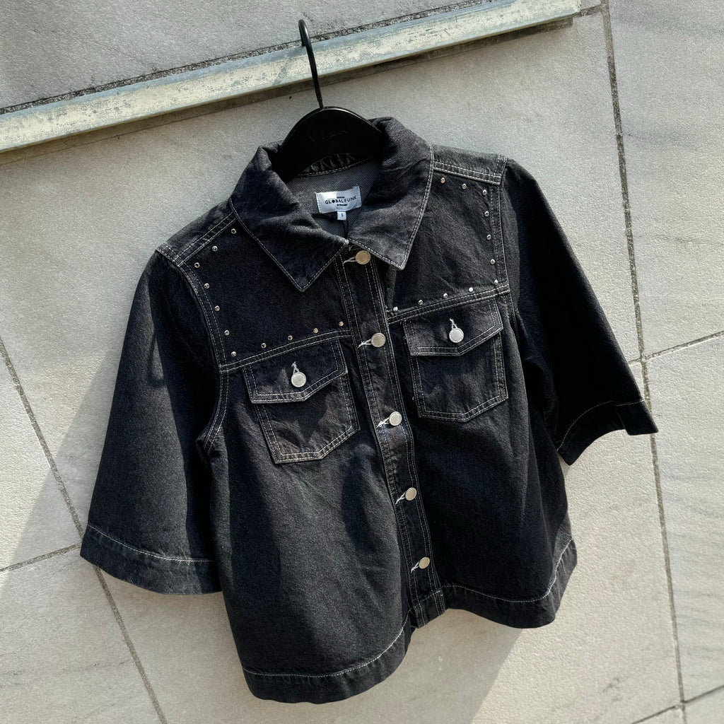 GLOBAL FUNK - SKJORTE - AULERA 60310053 - VINTAGE GREY