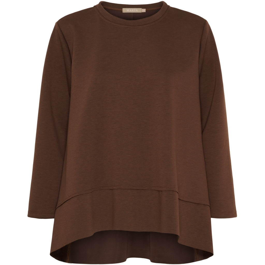 MARTA DU CHATEAU - SWEATSHIRT - PINE 85783-1 - MORO