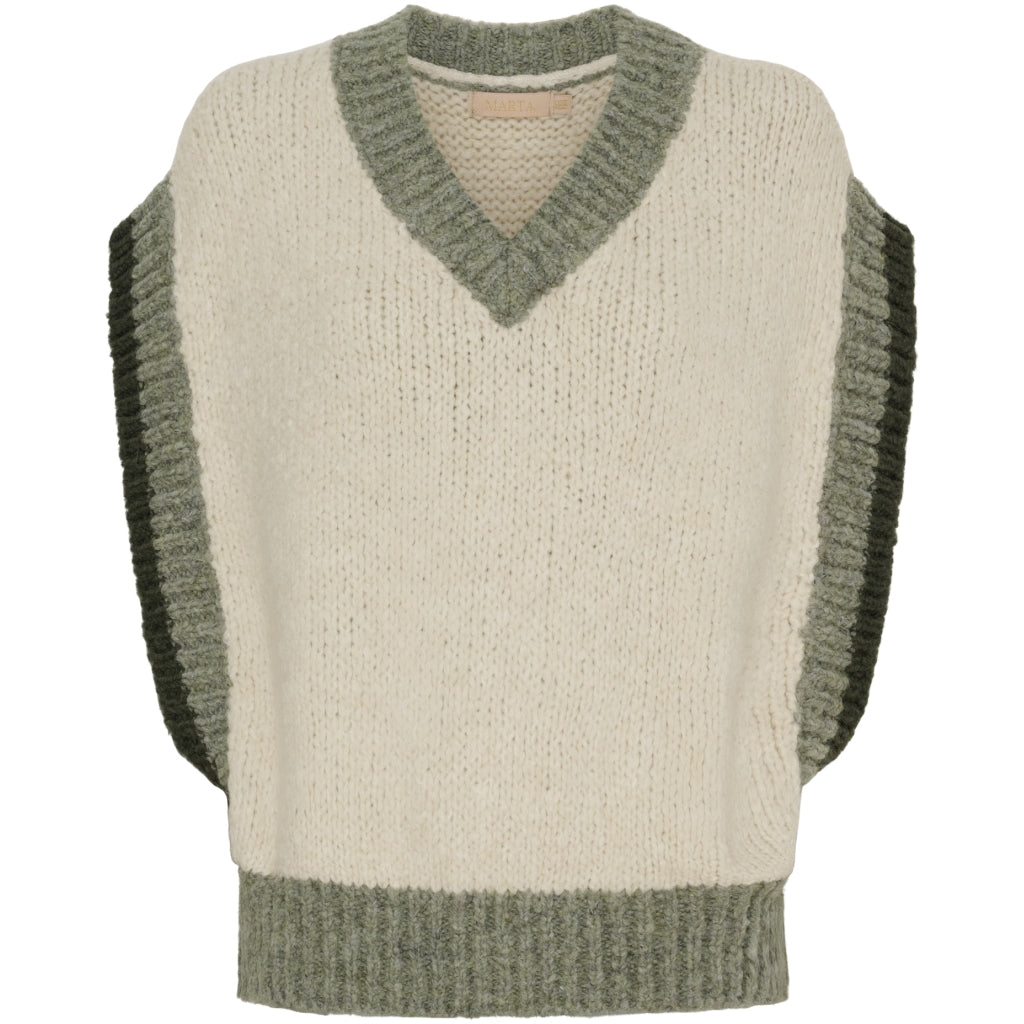MARTA DU CHATEAU - VEST - MIE 3371 - BEIGE