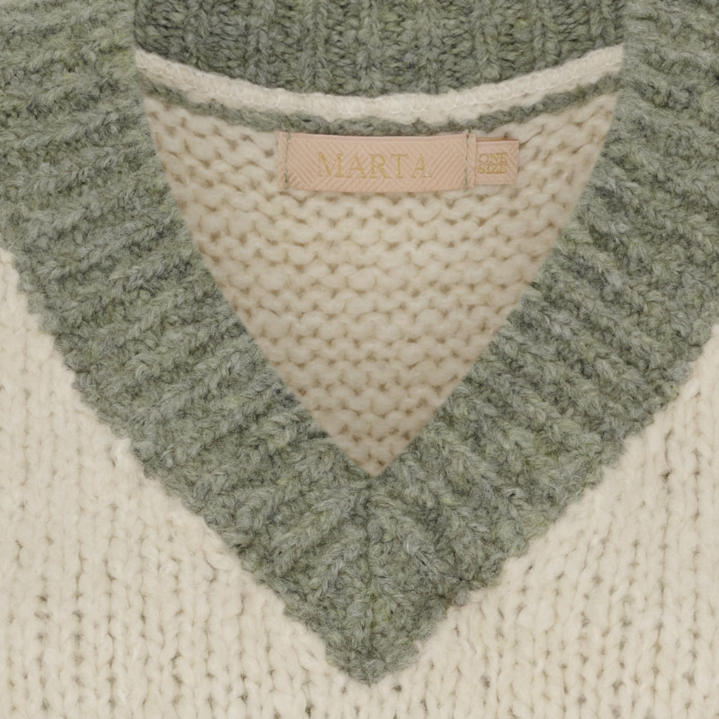 MARTA DU CHATEAU - VEST - MIE 3371 - BEIGE