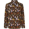 MARTA DU CHATEAU - SKJORTE - MAGNOLIA 258042V - BROWN PRINT