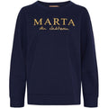 MARTA DU CHATEAU - SWEATSHIRT - ANNEMETTE J-639 - NAVY
