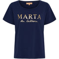 MARTA DU CHATEAU - T-SHIRT - JEANETTE MT-002 - NAVY BLUE