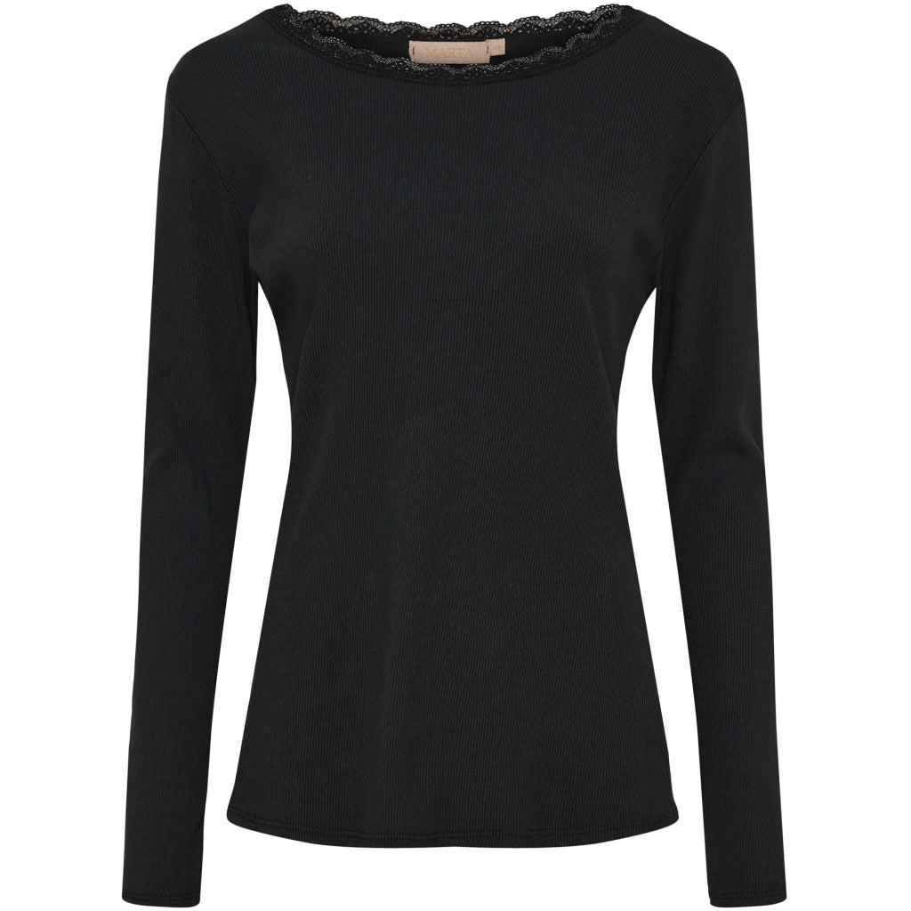 MARTA DU CHATEAU - BLUSE - BELINDA 24160 - SORT
