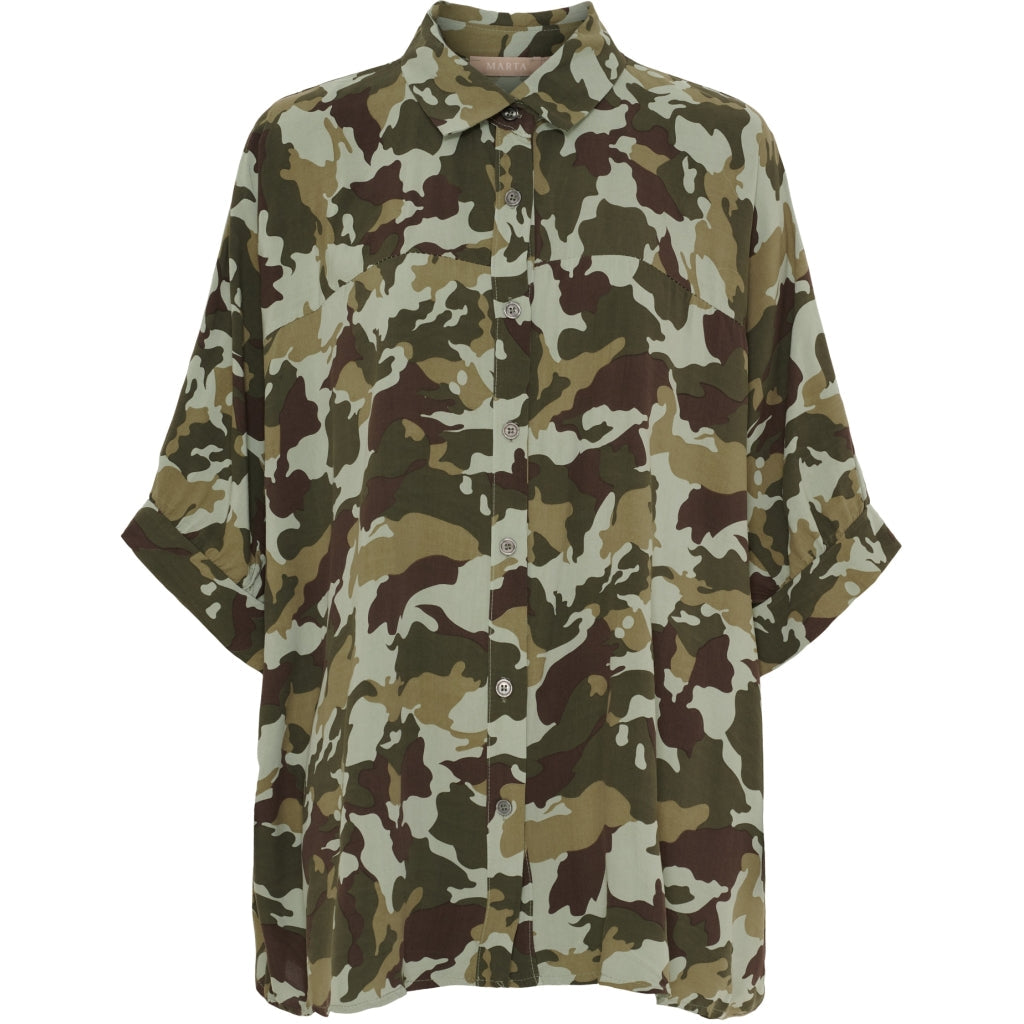 MARTA DU CHATEAU - SKJORTE - ZENOBIA 7487 - CAMO