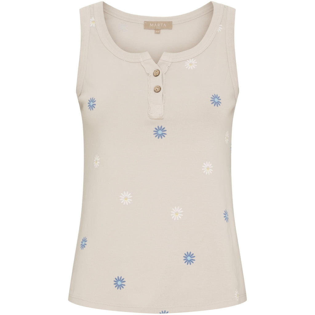 MARTA DU CHATEAU - TOP - BILLIE 2683 - BEIGE