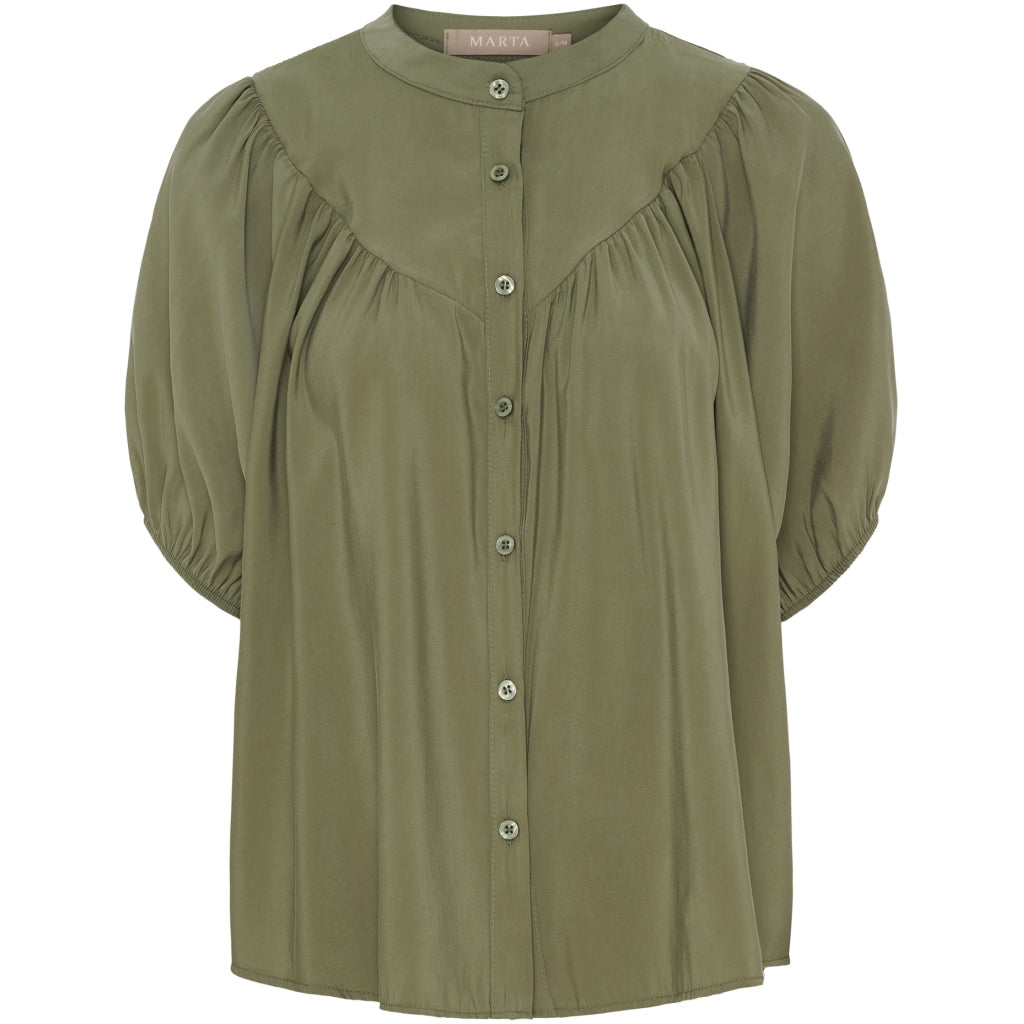 MARTA DU CHATEAU - BLUSE - MELODIE 58210 - MILITARY79