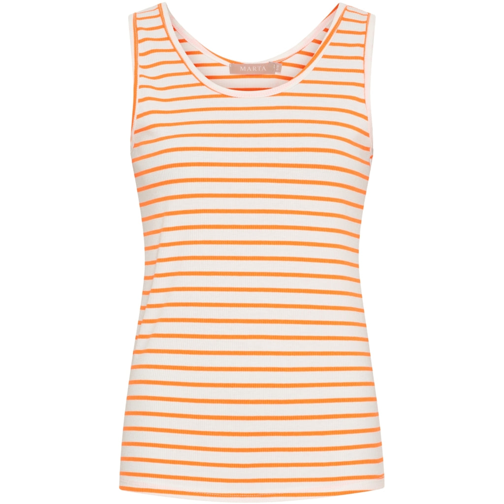 MARTA DU CHATEAU - TOP - MARINA 2499/B - ARANCIO FLUO