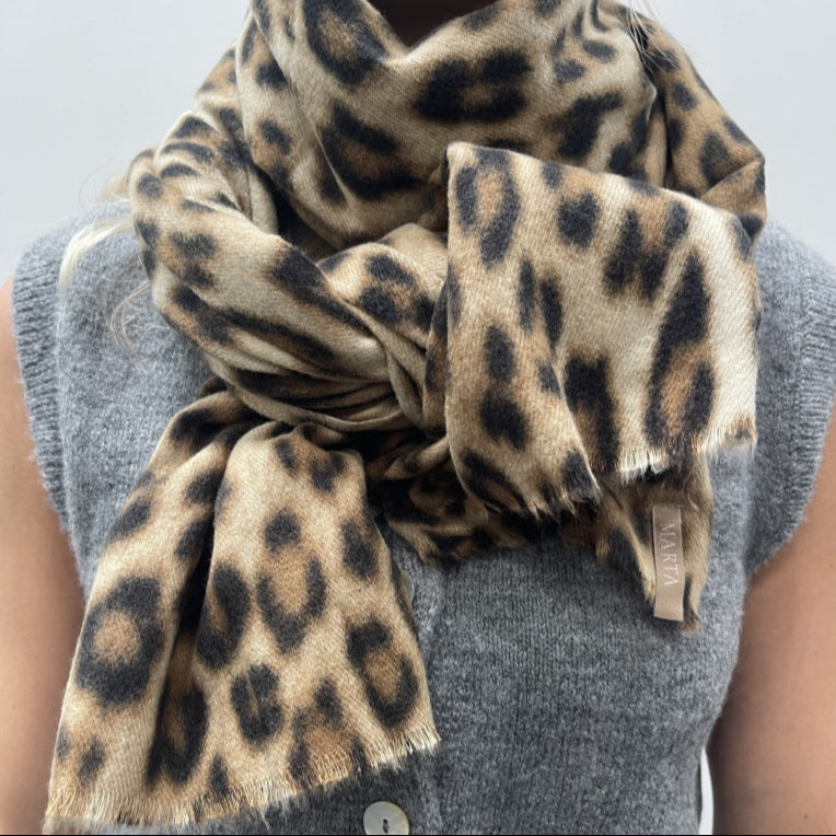 MARTA DU CHATEAU - TØRKLÆDE - MOCCA 172-1010 - LEO PRINT