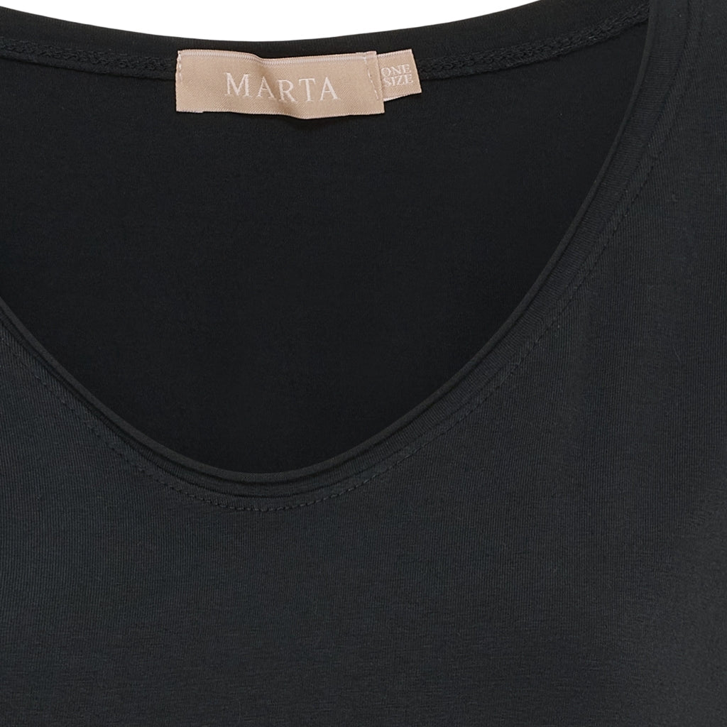 MARTA DU CHATEAU - T-SHIRT - JANNA 2436 - SORT