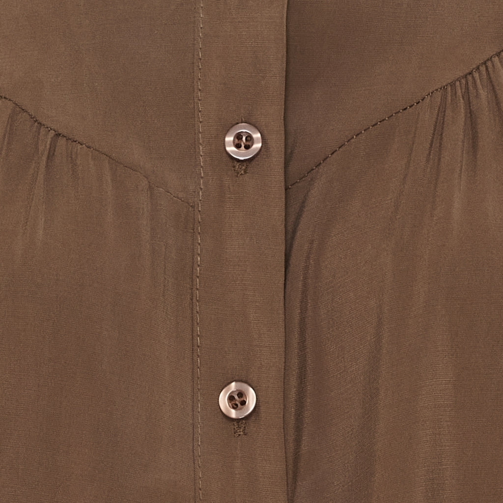 MARTA DU CHATEAU - BLUSE - MELODIE 58210 - BROWN276