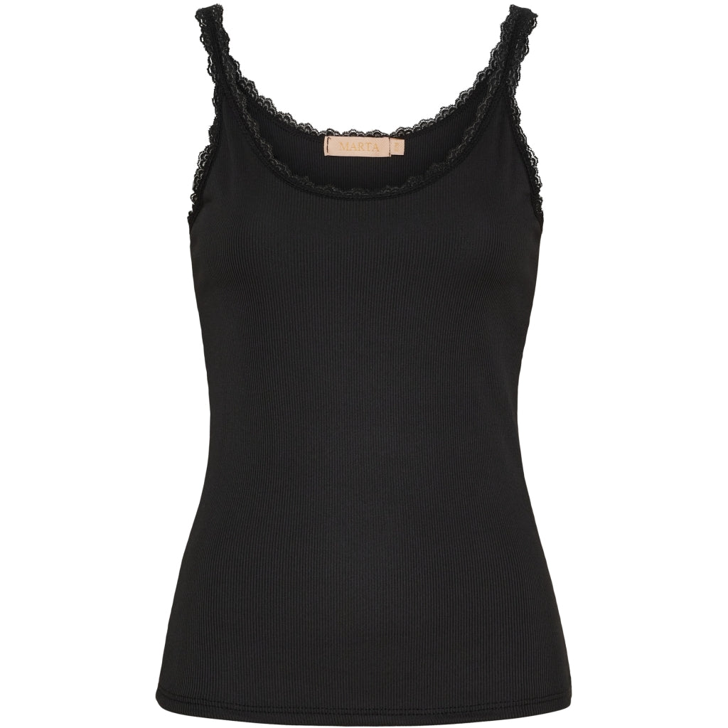 MARTA DU CHATEAU - TOP - NOELIE 258034 - BLACK