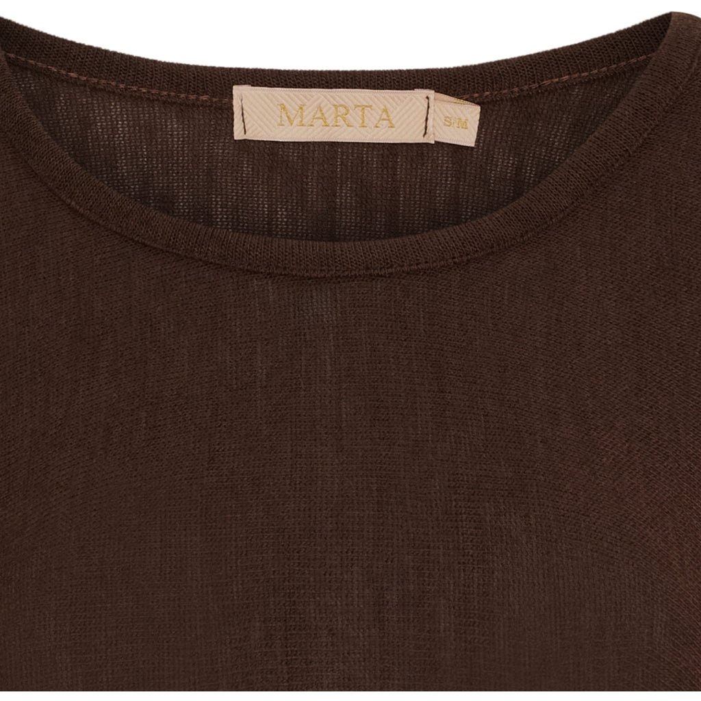 MARTA DU CHATEAU - KJOLE - JASMIN 71653 - BROWN WASHED