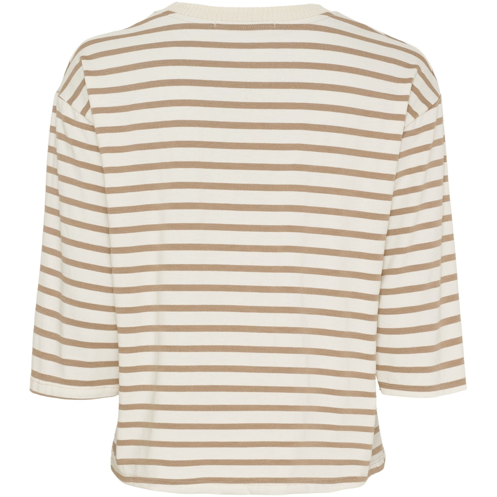 MARTA DU CHATEAU - T-SHIRT - BROOKLYN 58351 - BEIGE/FANGO