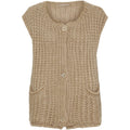 MARTA DU CHATEAU - STRIK VEST - RUBY 9567 - BEIGE9546
