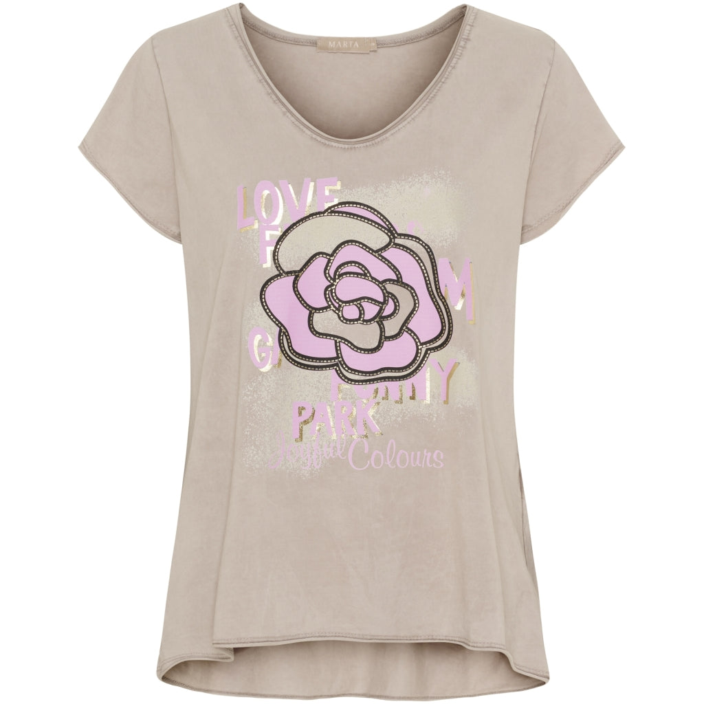 MARTA DU CHATEAU - T-SHIRT - SCARLETT 3198 - FANGO