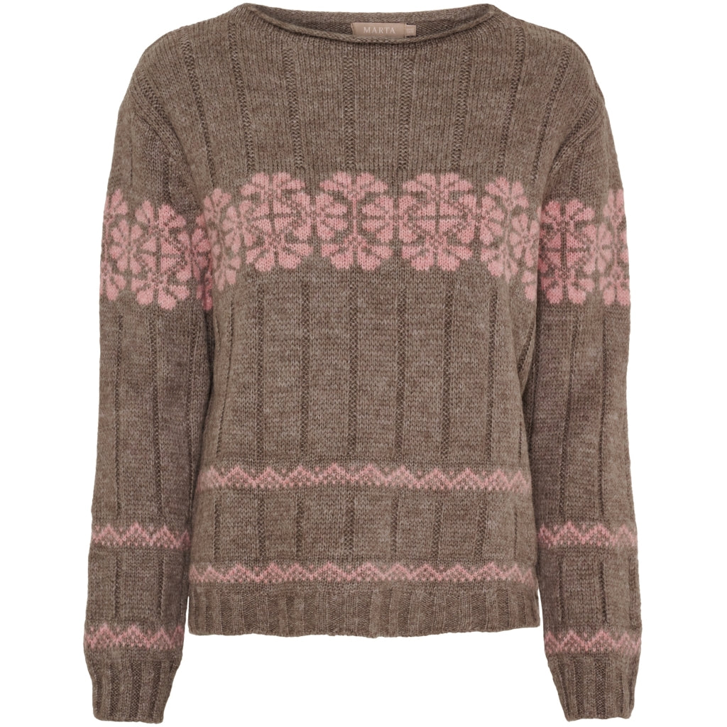 MARTA DU CHATEAU - STRIK - BRUNA 8154 - FANGO/ROSE