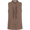 MARTA DU CHATEAU - TOP - MALENE 258356 - COLD BROWN