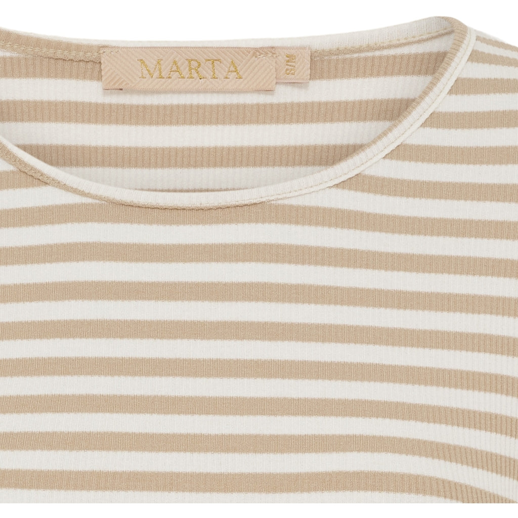MARTA DU CHATEAU - BLUSE - JOSIANE 49066 - BEIGE/GREGGIO