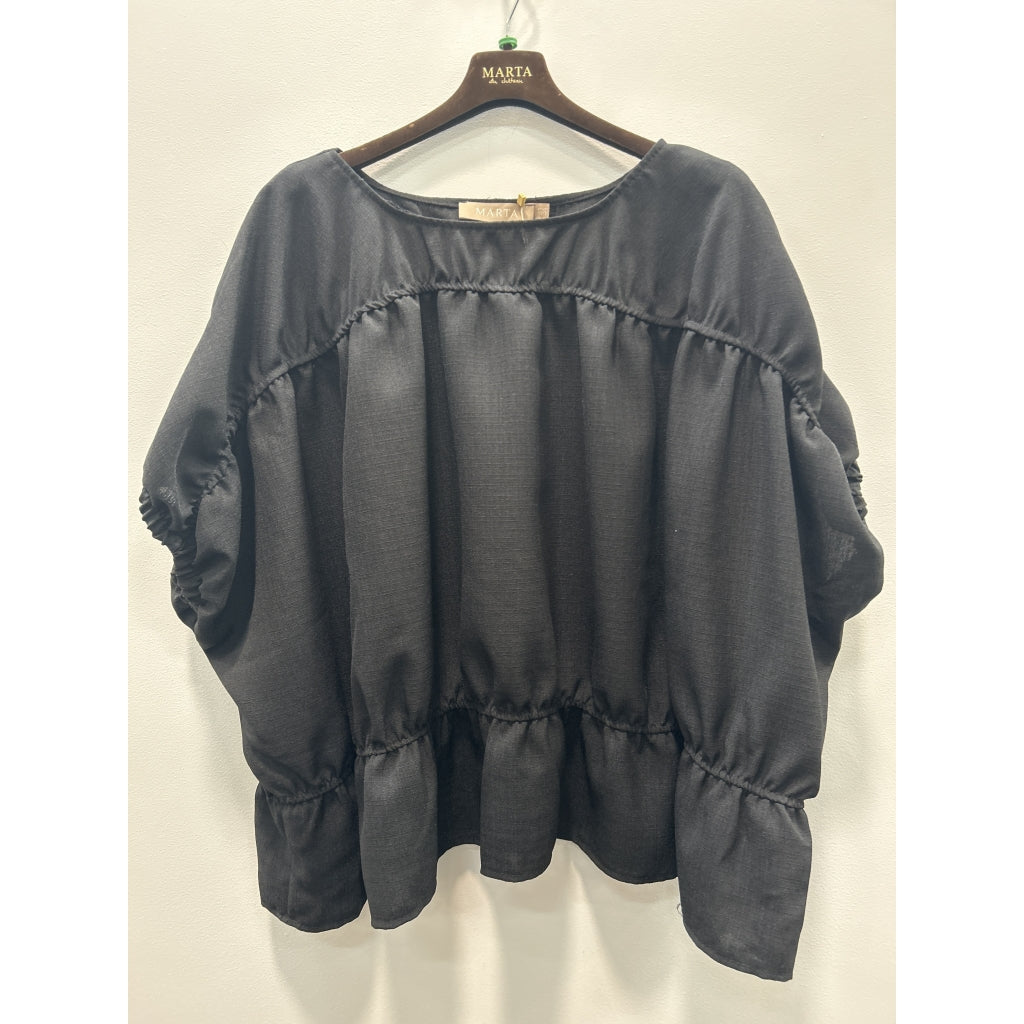 MARTA DU CHATEAU - BLUSE - SAFFRON 258685 - NERO