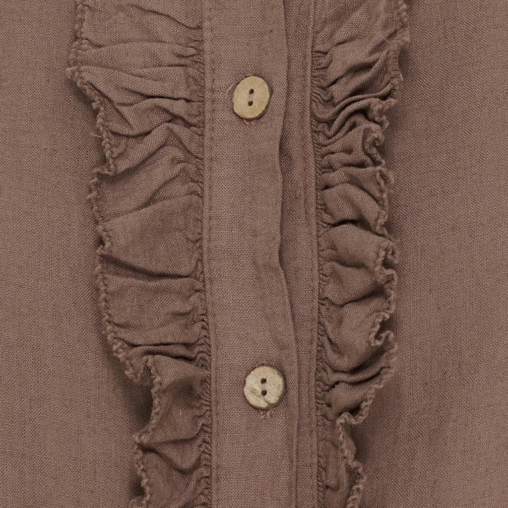 MARTA DU CHATEAU - TOP - MALENE 258356 - COLD BROWN