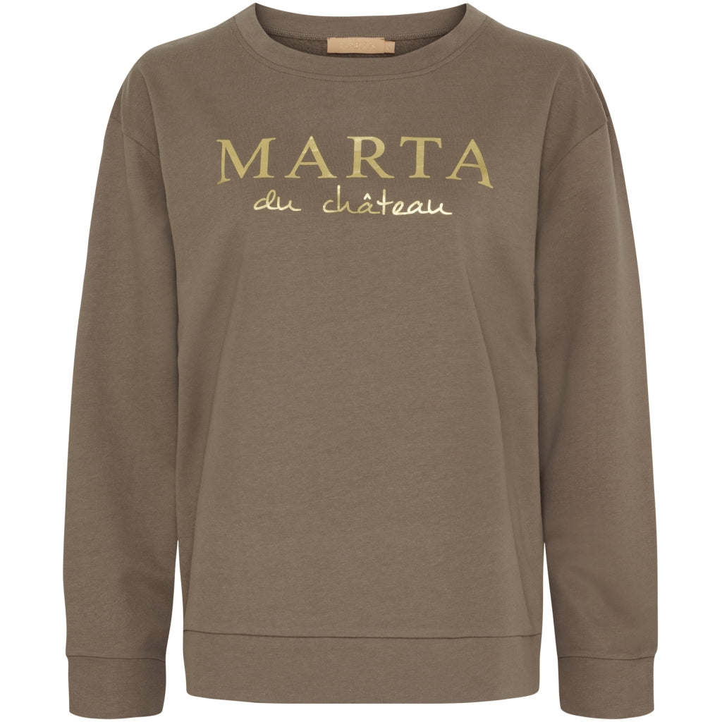 MARTA DU CHATEAU - SWEATSHIRT - ANNEMETTE J-639 - FANGO