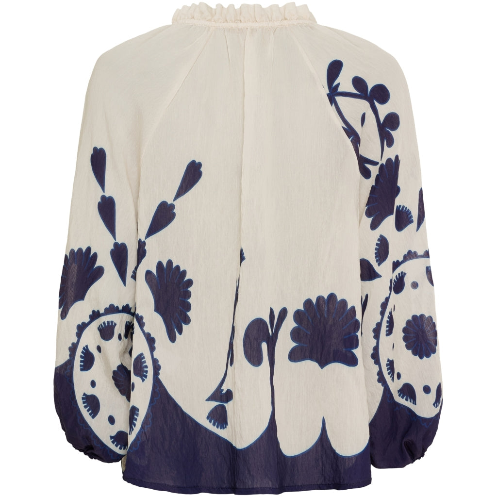 MARTA DU CHATEAU - SKJORTE - CLARY 003 - BLUEV4058TPI