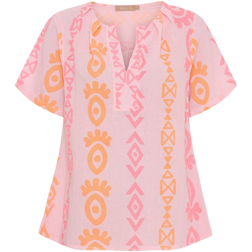 MARTA DU CHATEAU - BLUSE -STINE 7370C - PINK