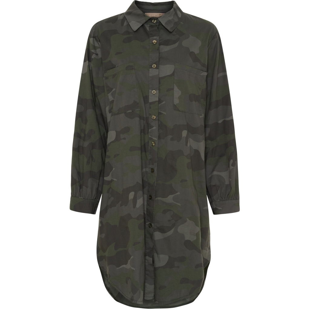 MARTA DU CHATEAU - SKJORTE - PEARL 7467 - CAMO
