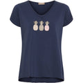MARTA DU CHATEAU - T-SHIRT - GEMMA 22031 - DARK BLUE
