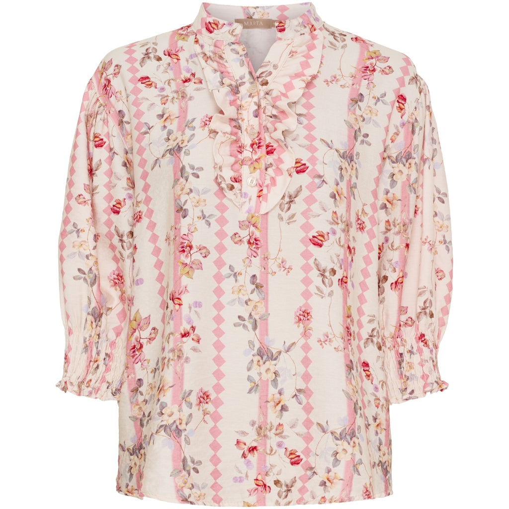 MARTA DU CHATEAU - SKJORTE - CHARLIE 6892 - ROSA 2319TPS