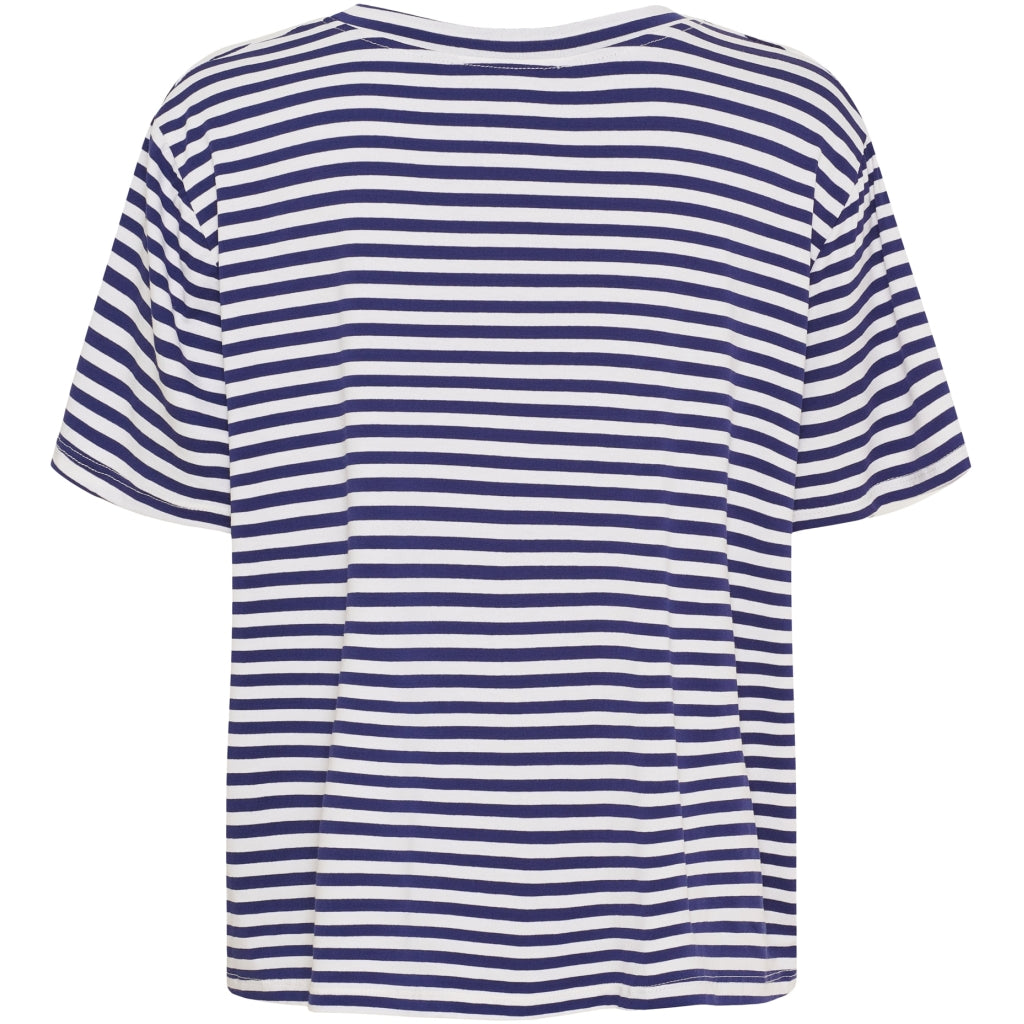 MARTA DU CHATEAU - T-SHIRT - ENRICA 258036 - BLUE SCURO STRIPE