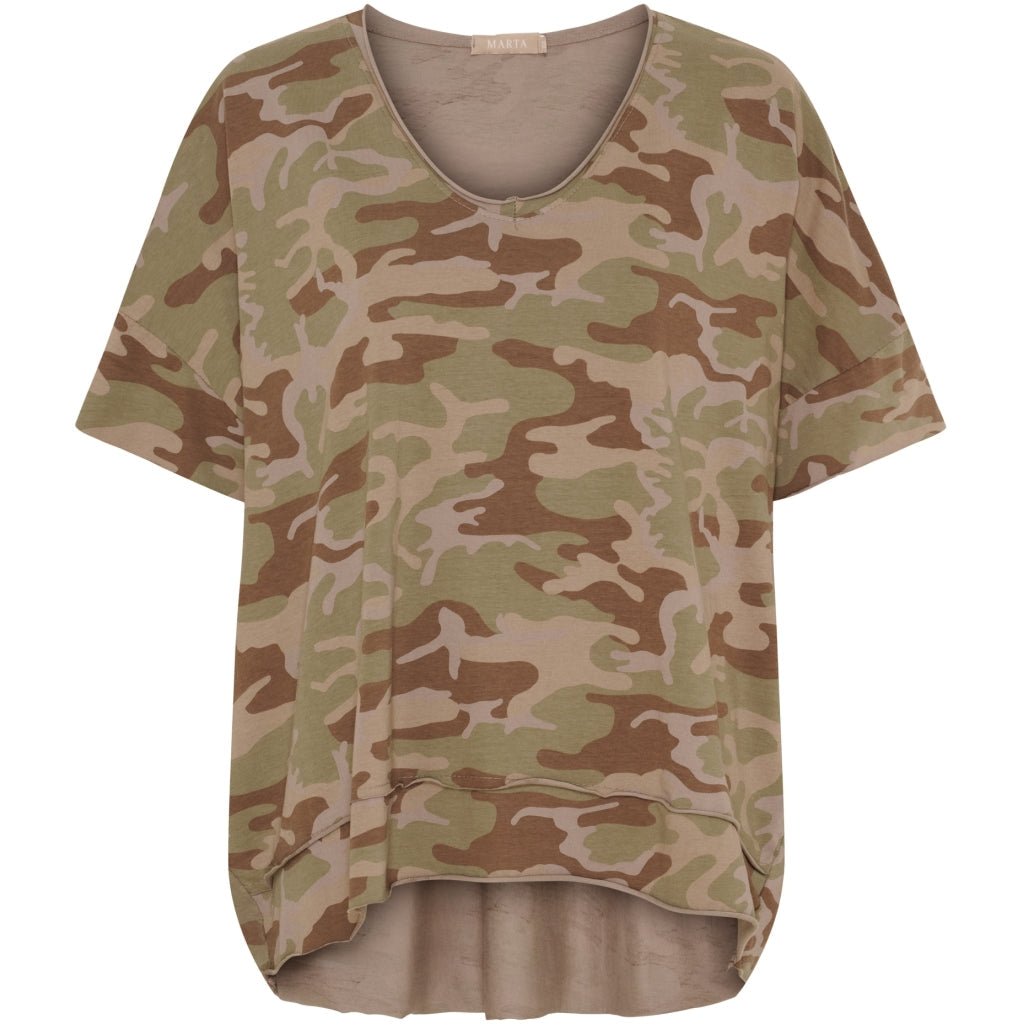 MARTA DU CHATEAU - T-SHIRT - HARPER 2436C - GREEN CAMO