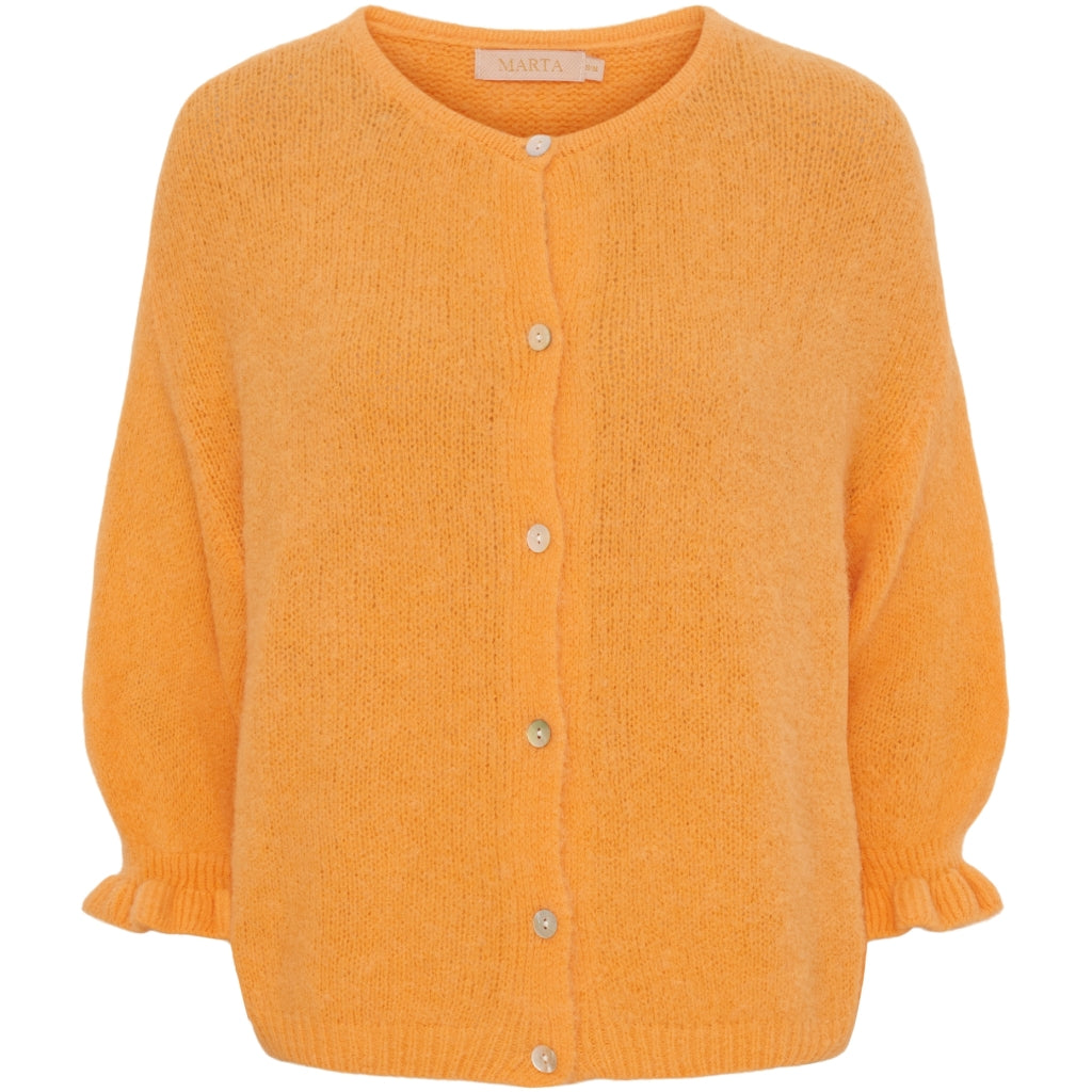 MARTA DU CHATEAU - CARDIGAN - JULIANA 2413 - ORANGE
