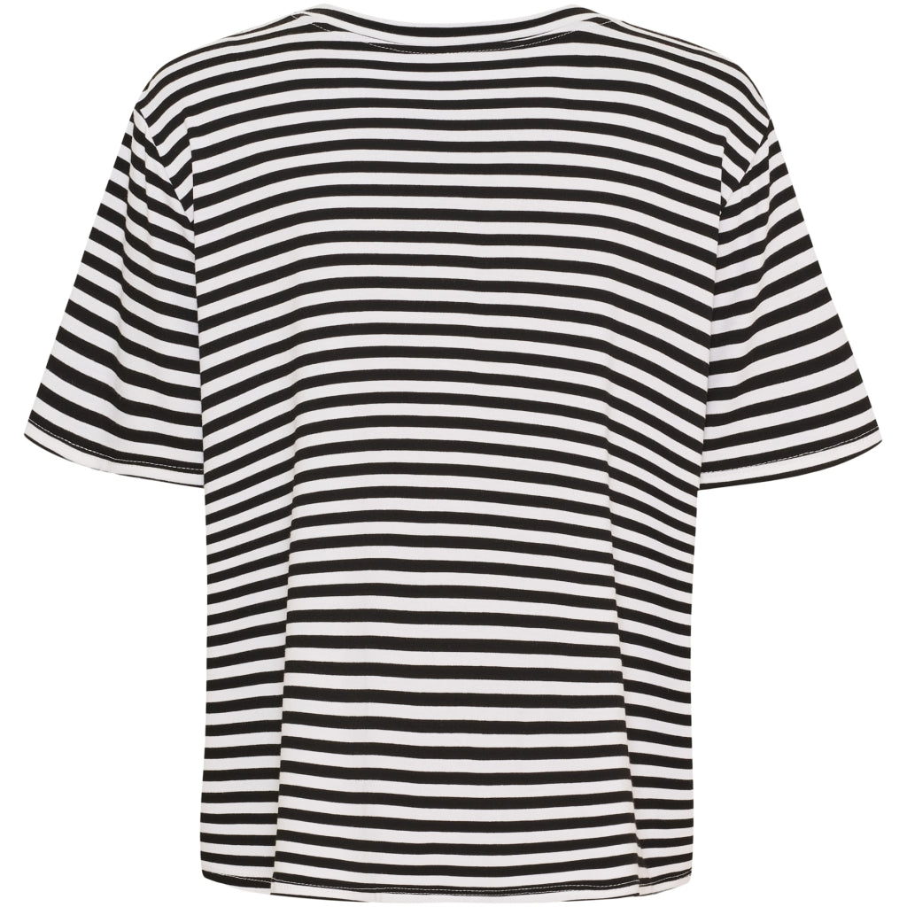 MARTA DU CHATEAU - T-SHIRT - ENRICA 258036 - BLACK STRIPE