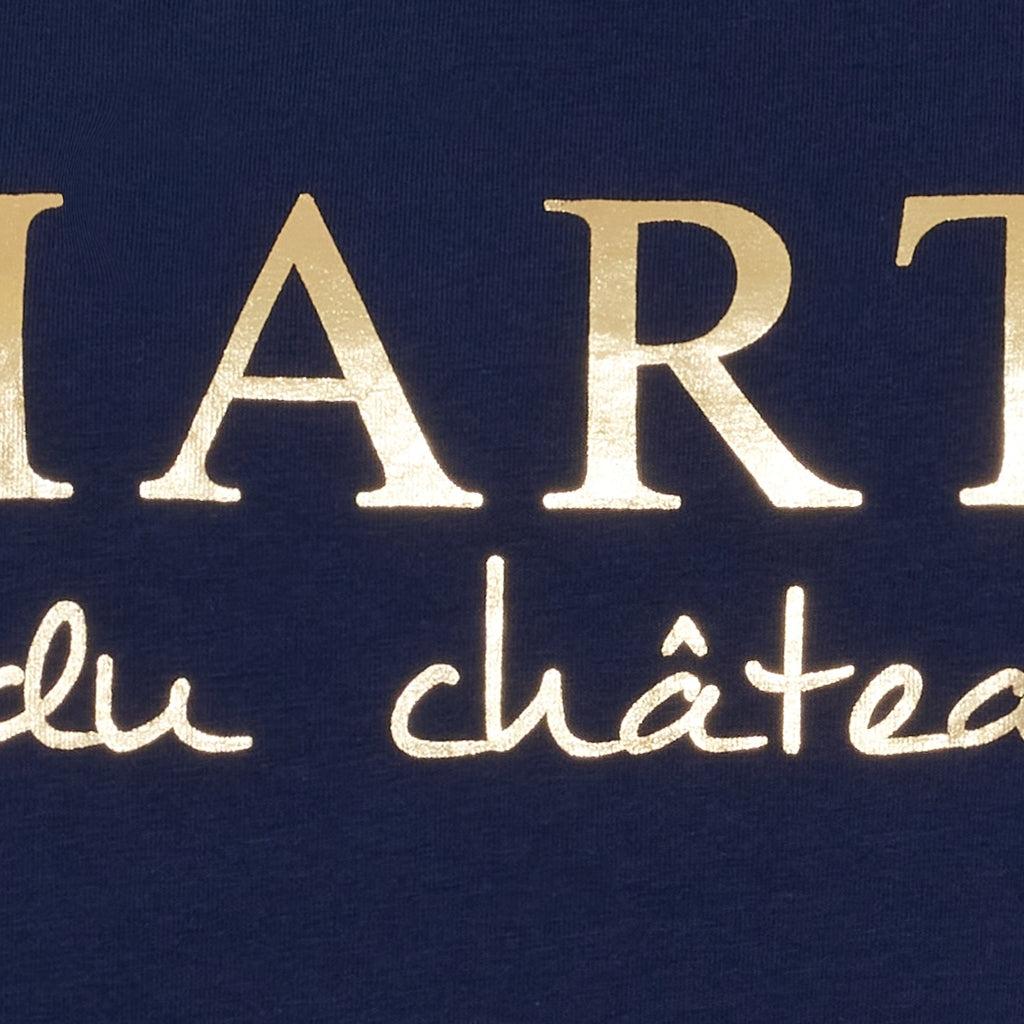 MARTA DU CHATEAU - T-SHIRT - JEANETTE MT-002 - NAVY BLUE