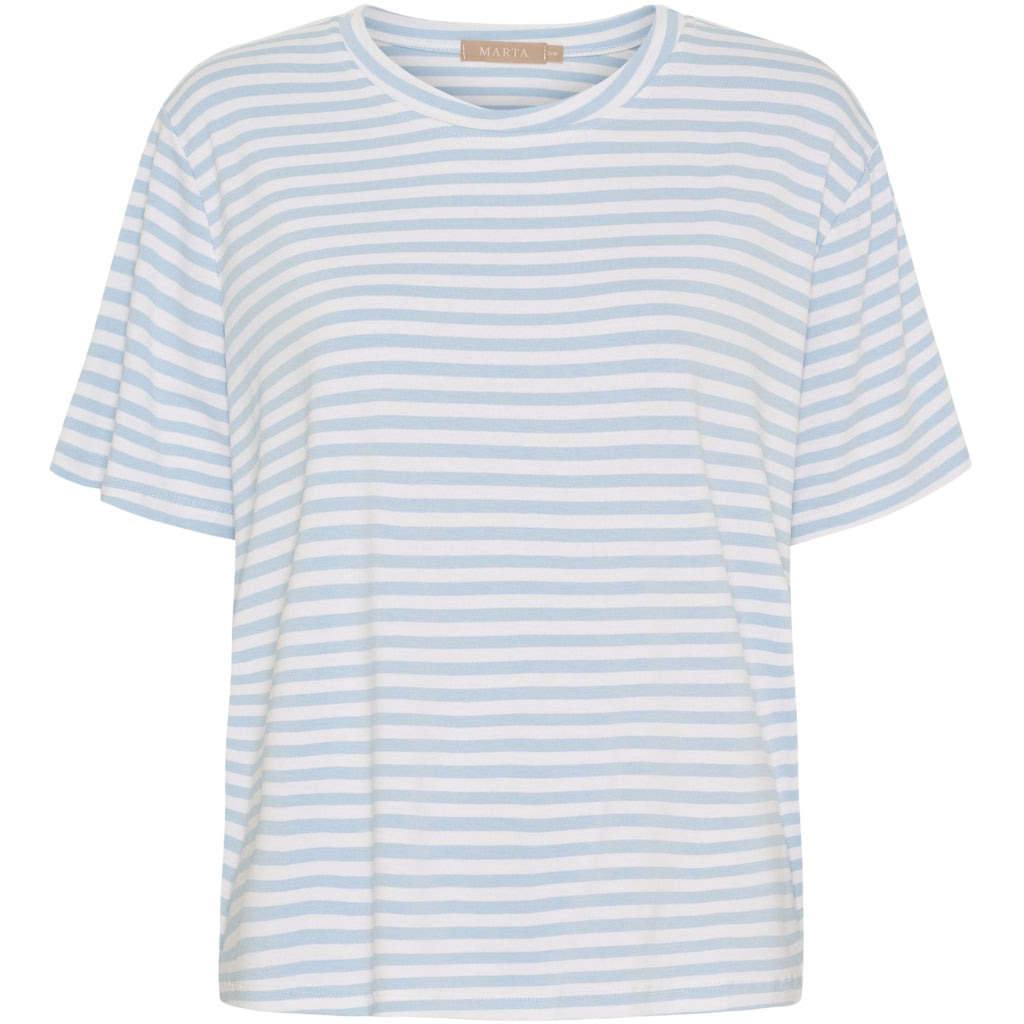 MARTA DU CHATEAU - TSHIRT - ENRICA 258036 - CELESTE STRIPE