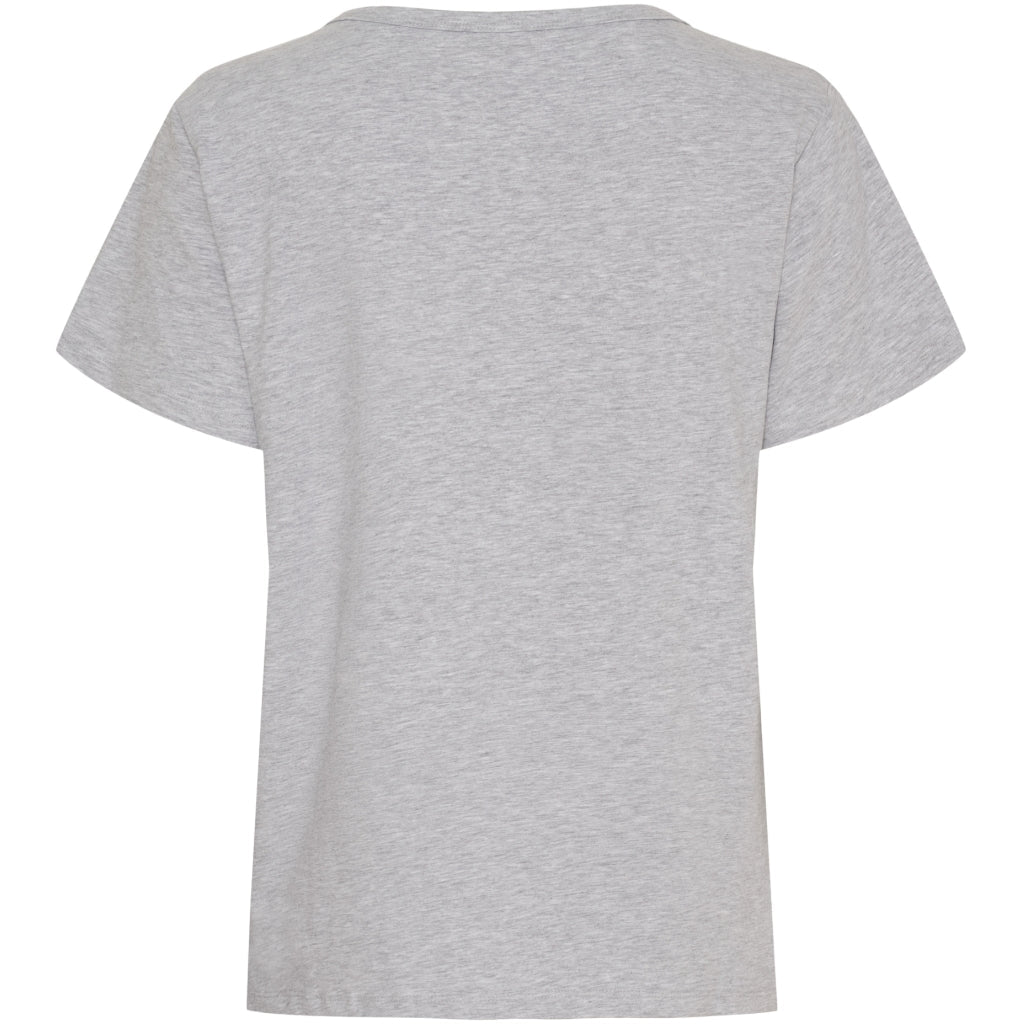 MARTA DU CHATEAU - T-SHIRT - JEANETTE MT-002 - GREY MELANGE