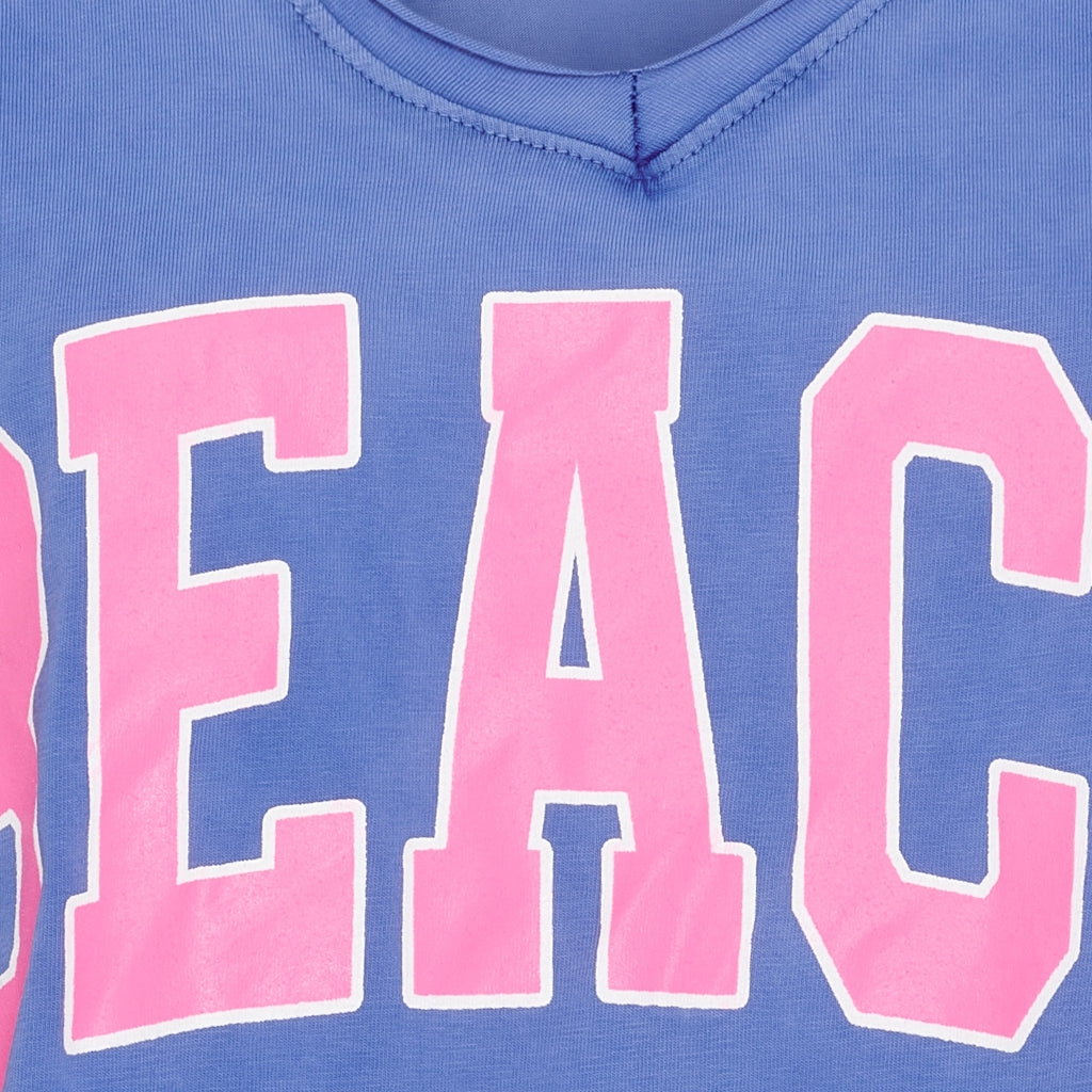 MARTA DU CHATEAU - T-SHIRT - NELLA 2436/B - ROYAL/FUXIA