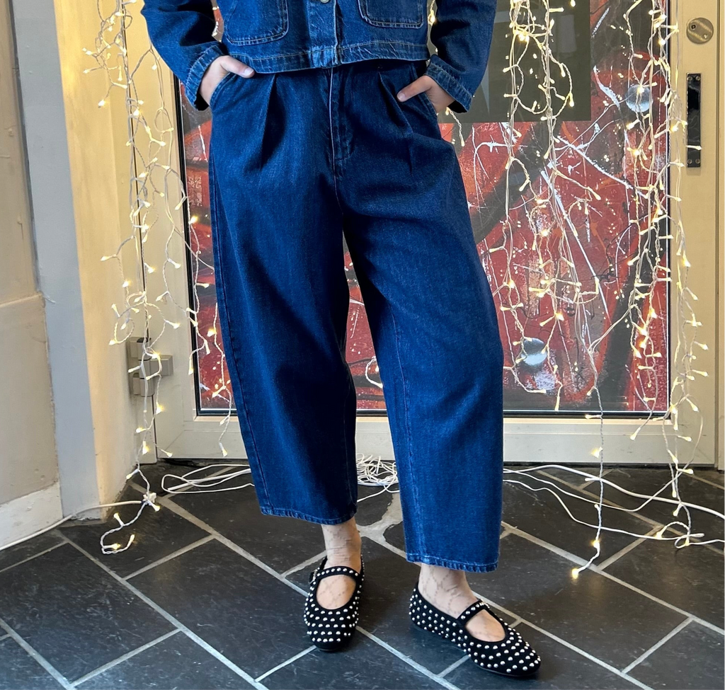 ONLY - JEANS - LERIN BALLOON 15339183 - DARK BLUE DENIM
