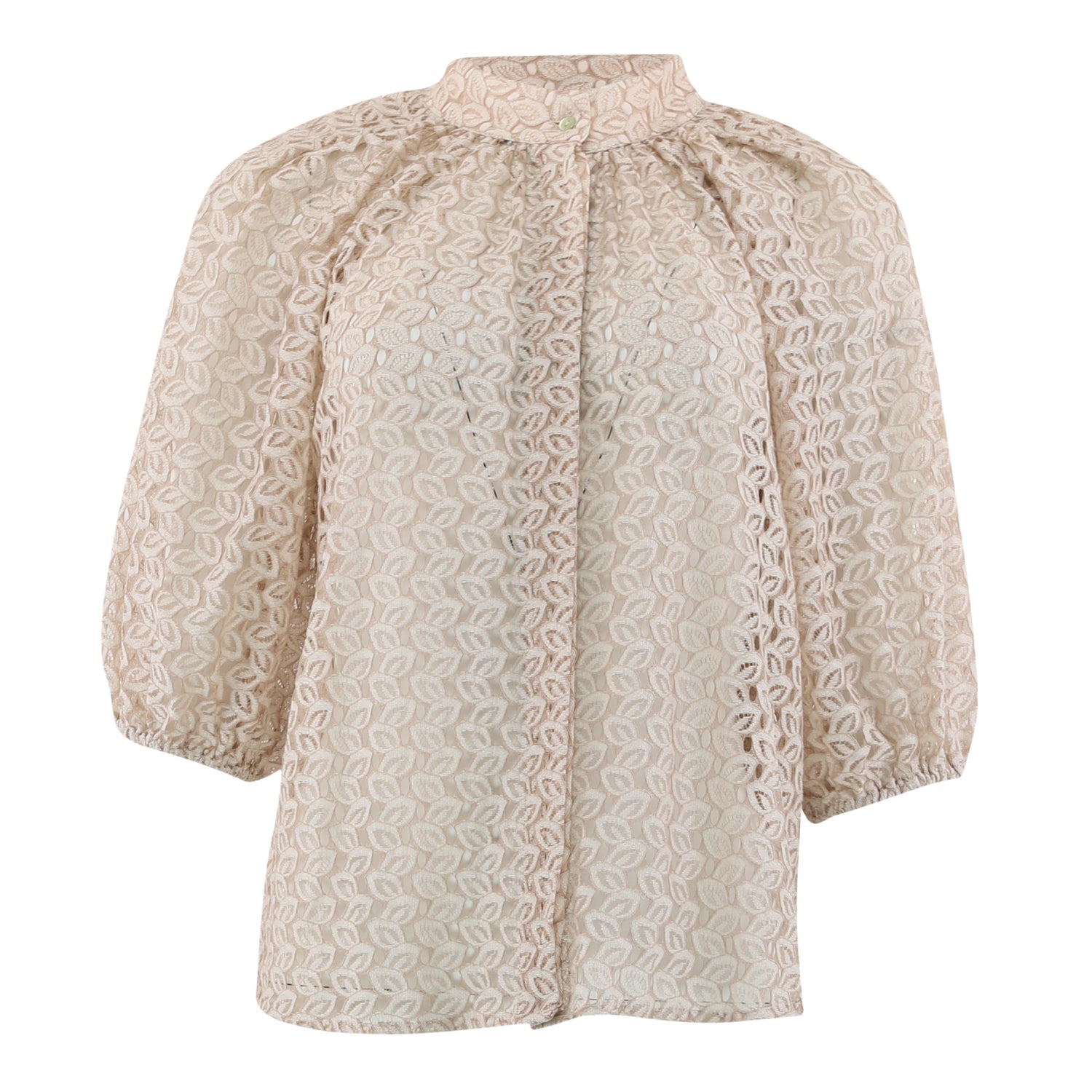 CONTINUE - BLUSE - SIA LACE 14729 - NOUGAT