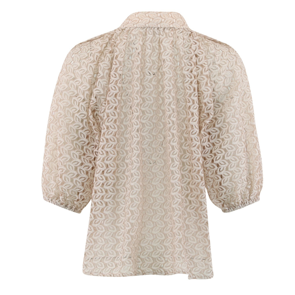 CONTINUE - BLUSE - SIA LACE 14729 - NOUGAT