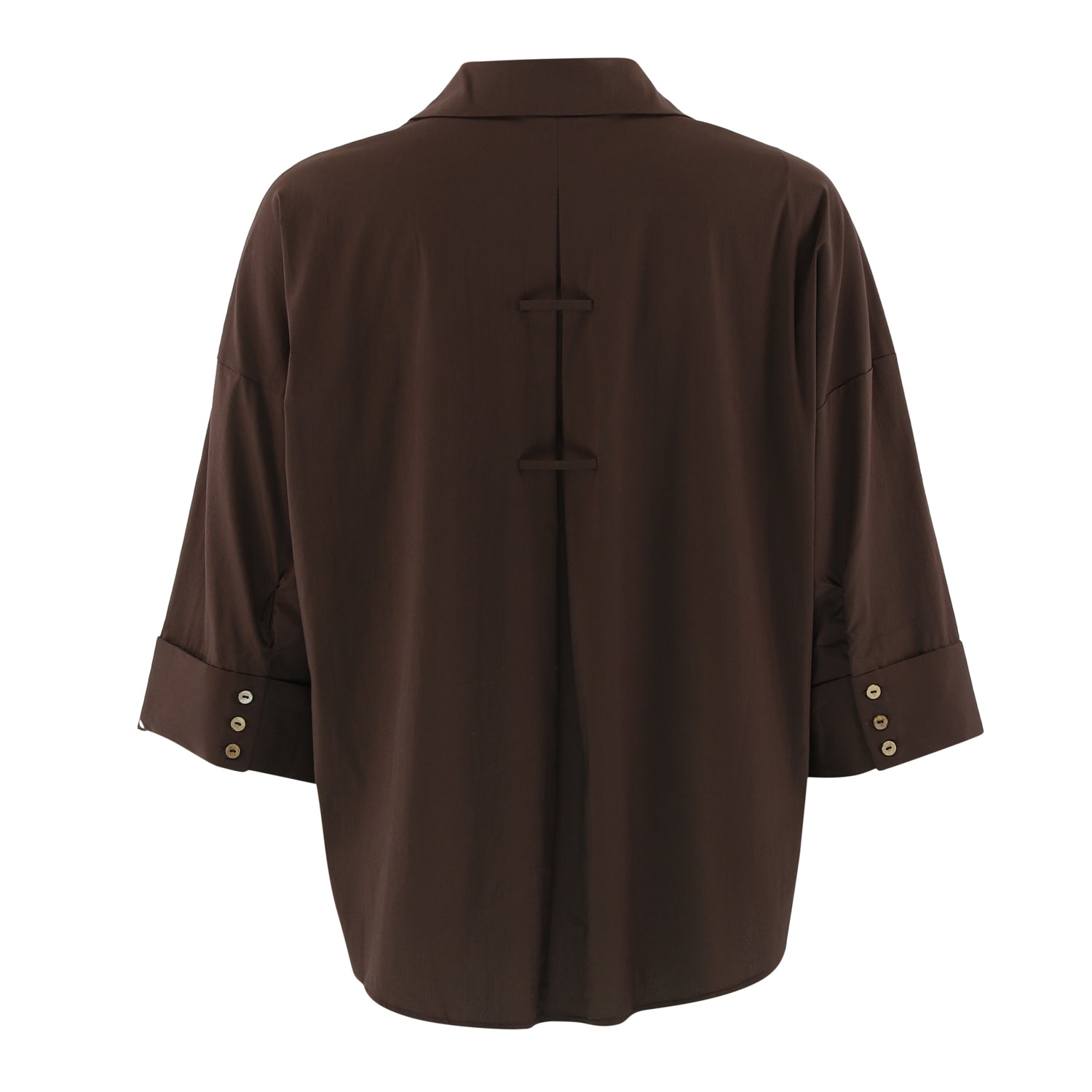 CONTINUE - SKJORTE - AUGUSTA 14985 - DARK BROWN