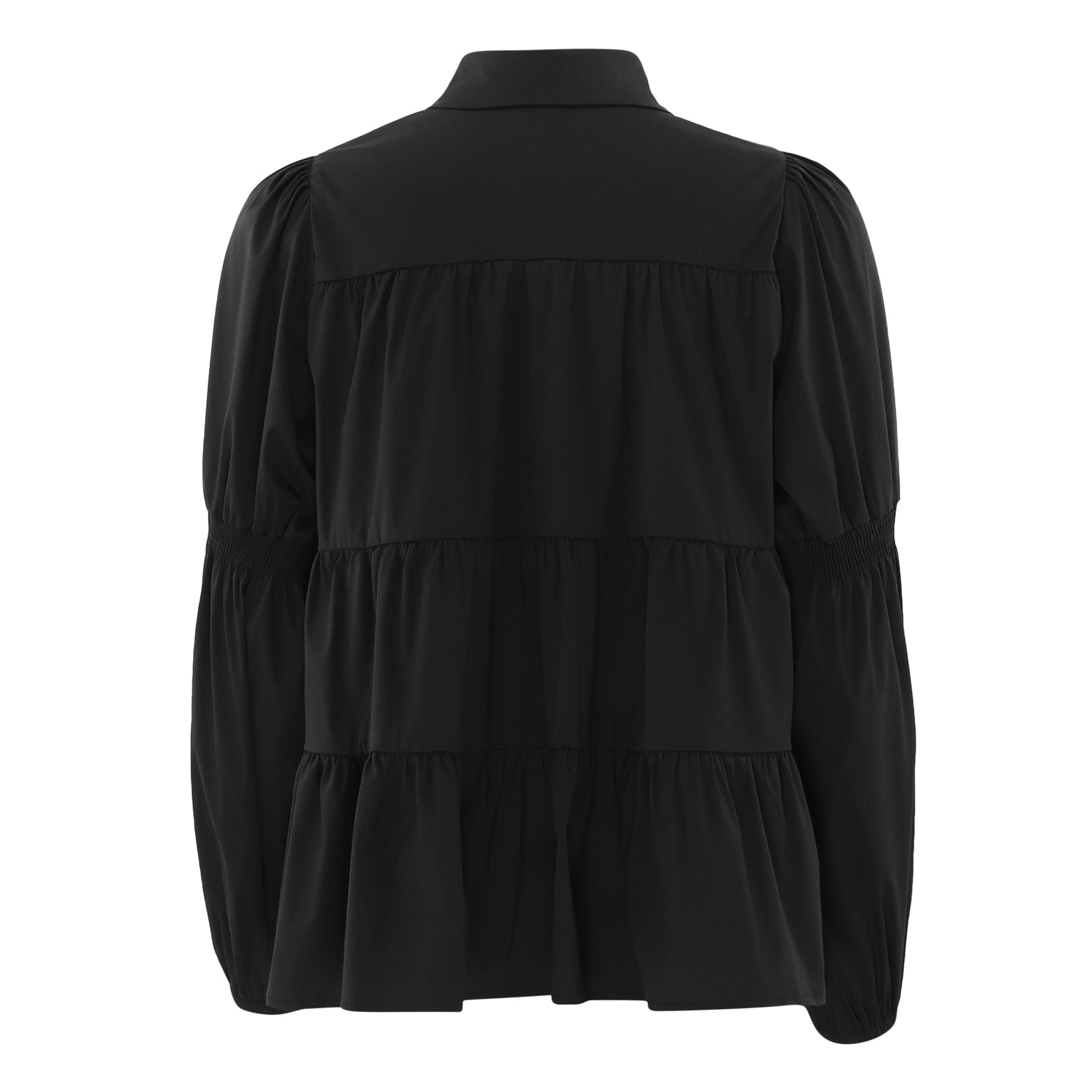 CONTINUE - SKJORTE - SANNA GOLD BUTTONS 15085 - SORT