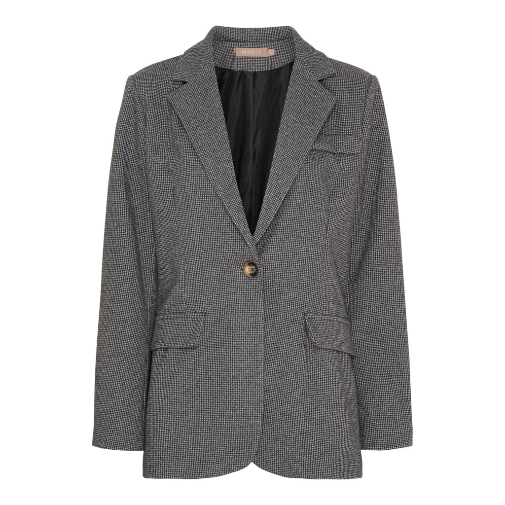 MARTA DU CHATEAU - BLAZER - FENIX 15502-1 - GREY