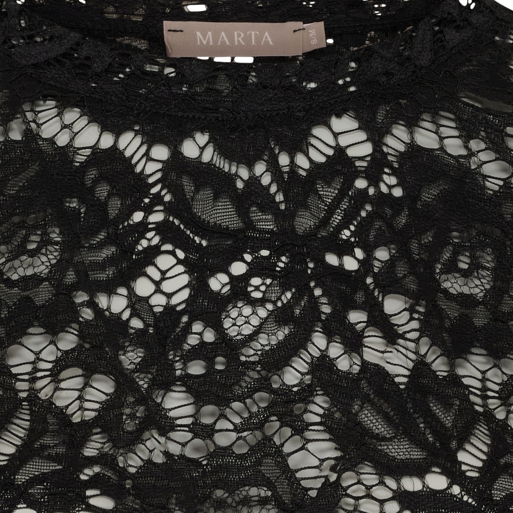 MARTA DU CHATEAU - BLUSE - MILLEY 7707 - SORT