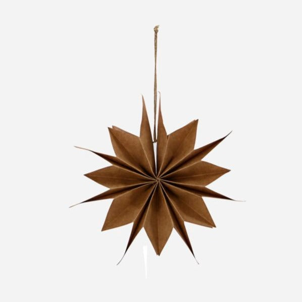 HOUSE DOCTOR - PAPIR STJERNE - CAPELLA 206120802 - NATURAL - 20 CM.